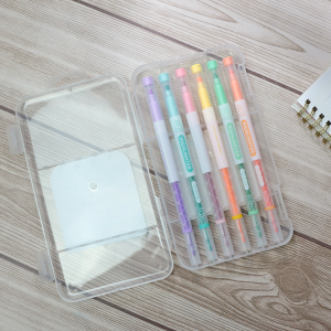 CANETA MARCA TEXTO PONTA DUPLA FLUORESCENTE COM 6 CORES - 9176