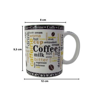 CANECA DE PORCELANA 380 ML PERSONALIZADA - 0435-C