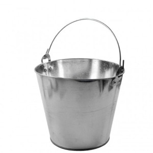 BALDE DE METAL GALVANIZADO PARA CERVEJA 7,6L CA12217