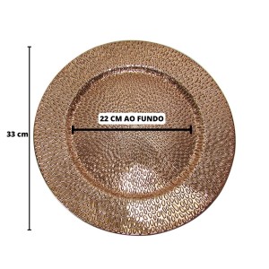 SOUSPLAT DE PLÁSTICO 33CM - 1533-CO