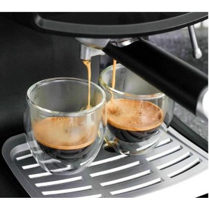 JOGO DE COPO DE VIDRO COM 6 PEÇAS PARA CHÁ OU CAFÉ BOROSSILICATO 70 ML - 6298