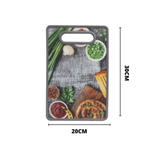 TABUA DE CORTE DE PLÁSTICO COM ESTAMPAS DIVERSAS 30X20CM - CT0477-C
