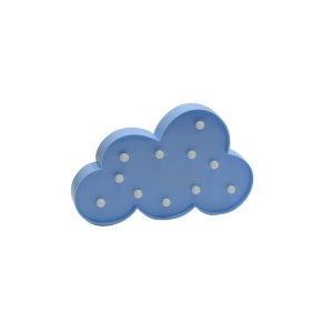 LUMINARIA PARA DECORACAO NUVEM AZUL 11 LEDS 29 X 17,5 X 3 CM - GA1388-AZ