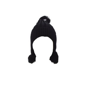 TOUCA DE MALHA COM POMPOM INFANTIL  - BF2421-PT