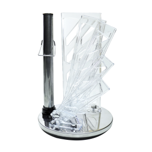 CONJUNTO DE FACAS PARA COZINHA EM AÇO INOX 7 PEÇAS E 01 SUPORTE GIRATÓRIO - 4697