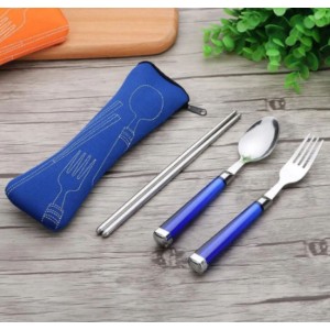 PORTA TALHER COM CAPA NEOPRENE E ZÍPER 24X6,5CM - FGC2467-AZ