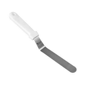 ESPATULA CURVA PARA CONFEITAR EM INOX E CABO PLASTICO 15,5CM - 9110-BR