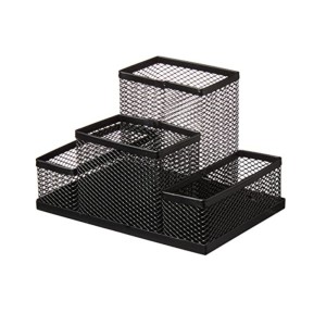 ORGANIZADOR DE METAL PARA ESCRITÓRIO 04 DIVISÓRIAS -2930