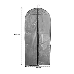 CAPA PROTETORA PARA ROUPAS PE+PEVE 137X60CM - CA15062-CZ