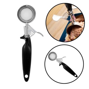 COLHER PARA SORVETE EJETORA EM INOX 23,5 X 6CM - CA08051