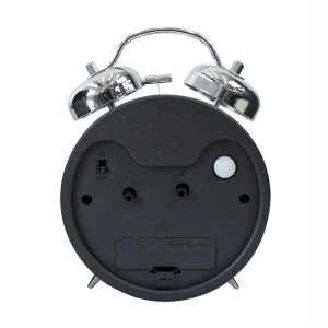 RELÓGIO DESPERTADOR DE MESA EM FERRO COM LUZ NOTURNA 16CM - SD668Y-PT