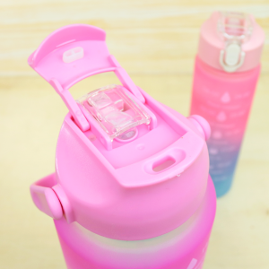 KIT 2 GARRAFAS DE PLÁSTICOS MOTIVACIONAIS 2000ML E 650ML TIE DYE - GDR0886-RS