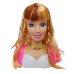 CABEÇA DE BONECA PARA PENTEAR 20CM  - JB019