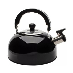 CHALEIRA INOX COLOR COM ALÇA E BICO COM APITO 2 LITROS - 3889-PT