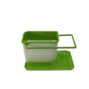 ORGANIZADOR 3 X 1 PORTA TALHER DETERGENTE UTENSILIOS - VERDE 3346-VD