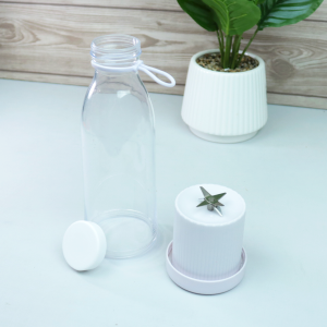 GARRAFA MIXER RECARREGÁVEL USB COM 6 LÂMINAS 420ML - YT2400-BR