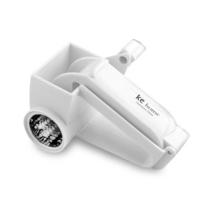 RALADOR DE QUEIJO MANUAL AÇO INOX E PLASTICO CABO ERGONÔMICO 15 CM