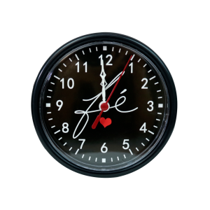 RELÓGIO DE MESA OU PAREDE DE POLIESTIRENO 15CM - 401-E
