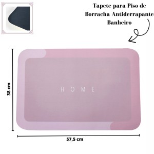 TAPETE PARA PISO DE BORRACHA ANTIDERRAPANTE 38X57,5CM - TP9221-RS