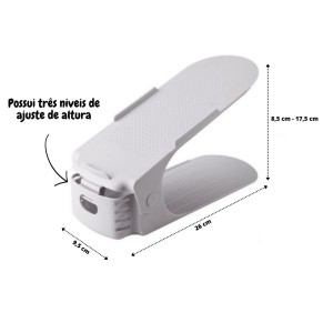 ORGANIZADOR DE SAPATO DE PLASTICO 25X10CM - ORG16-CZ