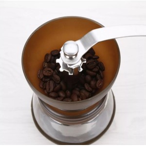 MOEDOR DE CAFE MANUAL DE VIDRO 80 GRAMAS - 4184-MR