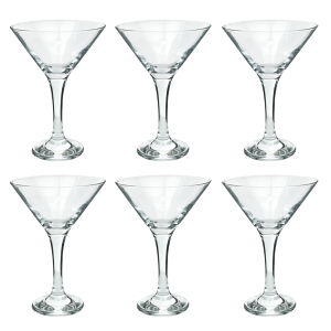 JOGO DE 6 TAÇAS PARA MARTINI VIDRO SODO-CALCICO 175ML - CA16119