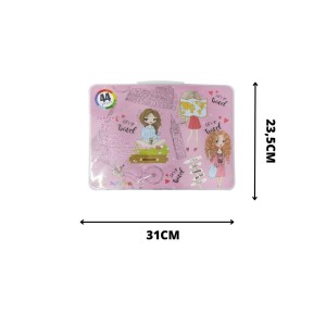 KIT PINTURA FEMININO DE PLÁSTICO COM 44 PEÇAS - MT44N-TRAVEL
