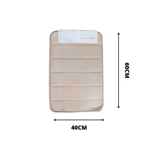 TAPETE PARA BOX DE BANHEIRO ANTIDERRAPANTE DE POLIESTER 40CMX60CM- WC409413-BG