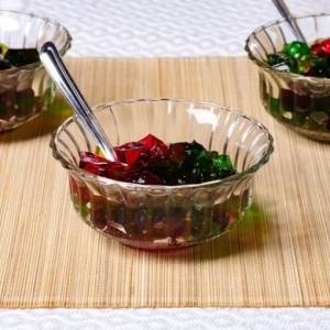 JOGO DE SOBREMESA EM VIDRO COM 03 PEÇAS - 200ML - VDA04057