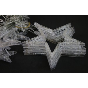 CASCATA 138 LEDS WARM ESTRELA NA PONTA 8 FUNÇÕES  TOM M/F 127V - 11658