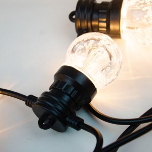 CORDÃO 10 BOLAS LEDS WARM EFEITO BOLHAS D'ÁGUA BIVOLT - 22014