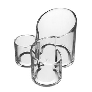 ORGANIZADOR DE PINCEIS E COSMETICOS EM ACRILICO 1202