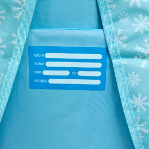 KIT ESCOLAR SNOWY INFANTIL EM POLIÉSTER- YS42159-AZCL