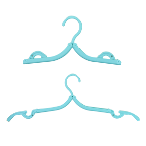 CABIDE DE PLÁSTICO DOBRÁVEL PARA VIAGEM 13CM X 7CM - TRC0073-AZ