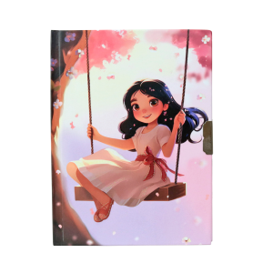 DIÁRIO DA MENINA NO BALANÇO COM CADEADO 56 FOLHAS - SXFS14065-B