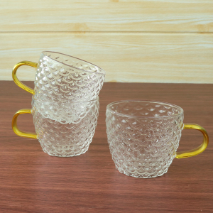 JOGO DE XÍCARA DE VIDRO COM 6 PEÇAS 110ML - V669-1