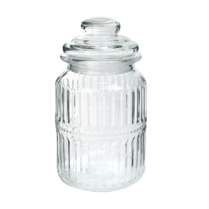 POTE DE VIDRO COM TAMPA 11X19CM 950ML - 5792