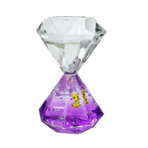 ENFEITE DECORATIVO TEMPORIZADOR DE ACRÍLICO PARA MESA - 5604-C