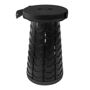 BANQUETA REDONDA RETRÁTIL DE PLÁSTICO 25X45CM - IM46219-PT