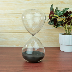 AMPULHETA DE VIDRO 60 MINUTOS 10X24CM - 767155-PT