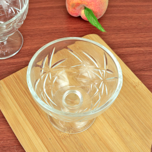 JOGO DE TAÇAS PARA SOBREMESA DE VIDRO 6 PEÇAS 250ML - CA16190-C