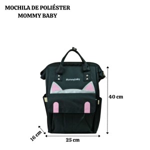 MOCHILA DE POLIESTER MATERNIDADE MOMMY BABY - CA15335-PT