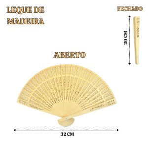 LEQUE DE MADEIRA 20X32CM - 767148