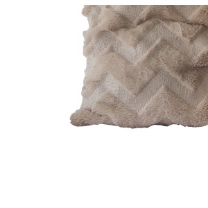 CAPA DE ALMOFADA COM DETALHES GEOMÉTRICOS 44X44CM -2867-BG