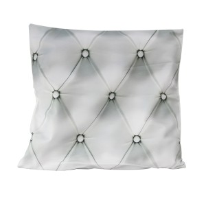 CAPA DE ALMOFADA ESTAMPA CAPITONE EM TECIDO 100% POLIÉSTER  44X44CM - 3243-F