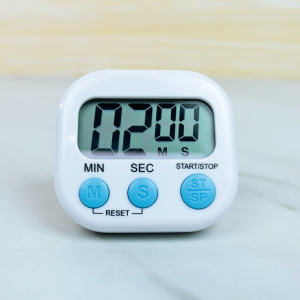 CRONÔMETRO TEMPORIZADOR MULTIUSO DE PLÁSTICO A PILHA - 4676-BR