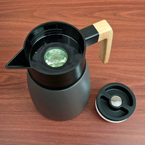 GARRAFA TÉRMICA PREMIUM COM CABO ABS 1 LITRO - 8718-CZ