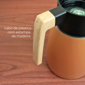 GARRAFA TÉRMICA PREMIUM COM CABO ABS 1 LITRO - 8718-DOU