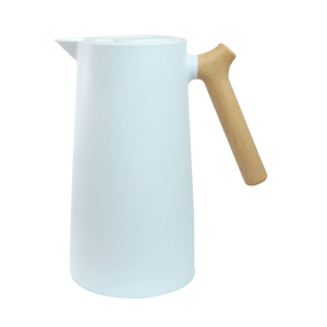 GARRAFA TÉRMICA PREMIUM COM CABO MADEIRA 1 LITRO - 8720-BR