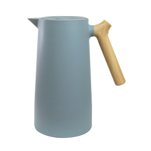 GARRAFA TÉRMICA PREMIUM COM CABO MADEIRA 1 LITRO - 8720-CZ